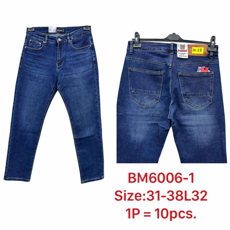 Spodnie jeansy meskie Roz 31-38, Mix Kolor .Paczka 10 szt